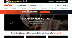 Desktop Screenshot of harmonycentral.guitarinstructor.com